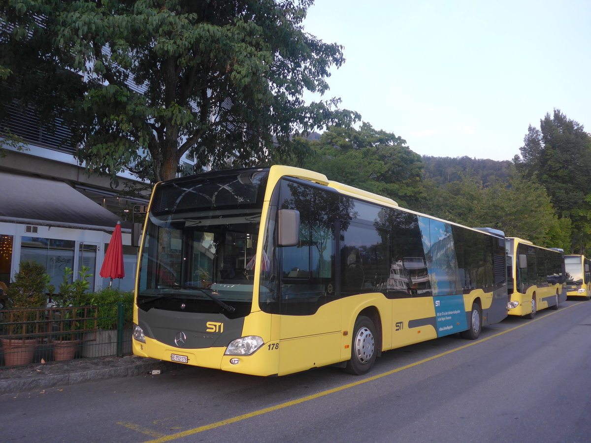 (209'649) - STI Thun - Nr. 178/BE 752'178 - Mercedes am 14. September 2019 bei der Schifflndte Thun