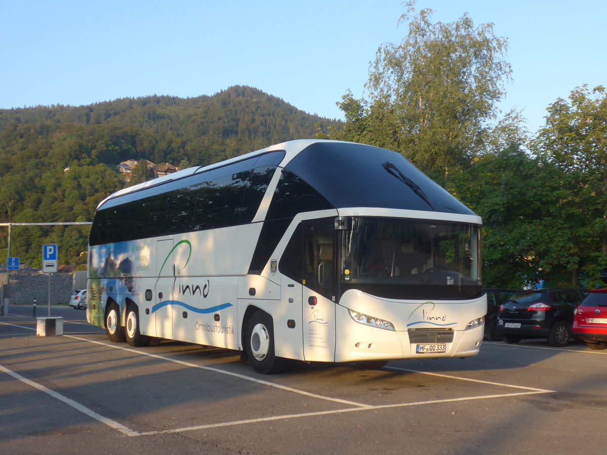 (209'712) - Aus Deutschland: Pinno, Hiddenhausen - HF-QQ 333 - Neoplan am 20. September 2019 in Thun, Seestrasse