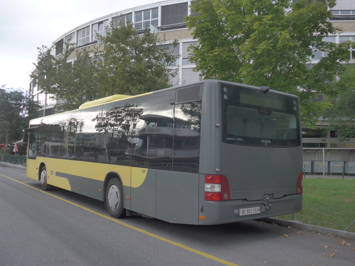 (209'880) - STI Thun - Nr. 153/BE 801'153 - MAN am 5. Oktober 2019 bei der Schifflndte Thun