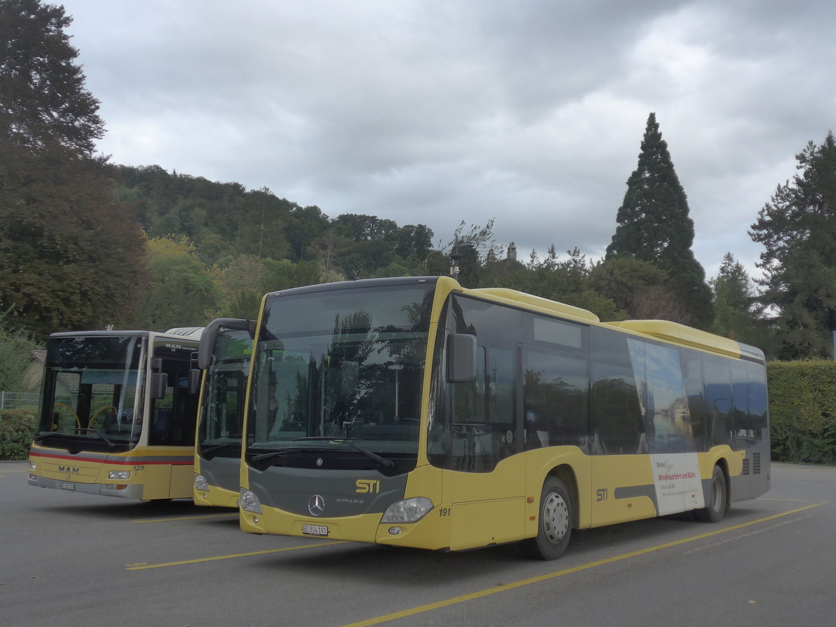 (209'882) - STI Thun - Nr. 191/BE 804'191 - Mercedes am 5. Oktober 2019 bei der Schifflndte Thun