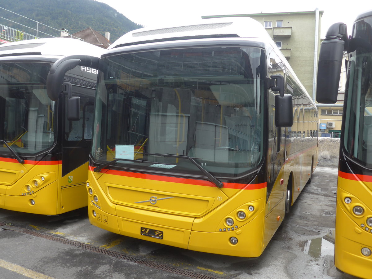 (210'016) - PostAuto Ostschweiz - Volvo am 6. Oktober 2019 in Chur, Postgarage