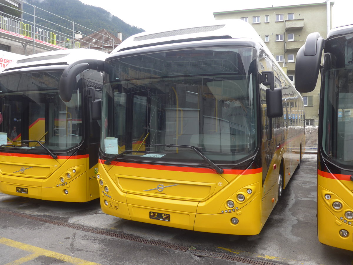 (210'018) - PostAuto Ostschweiz - Volvo am 6. Oktober 2019 in Chur, Postgarage