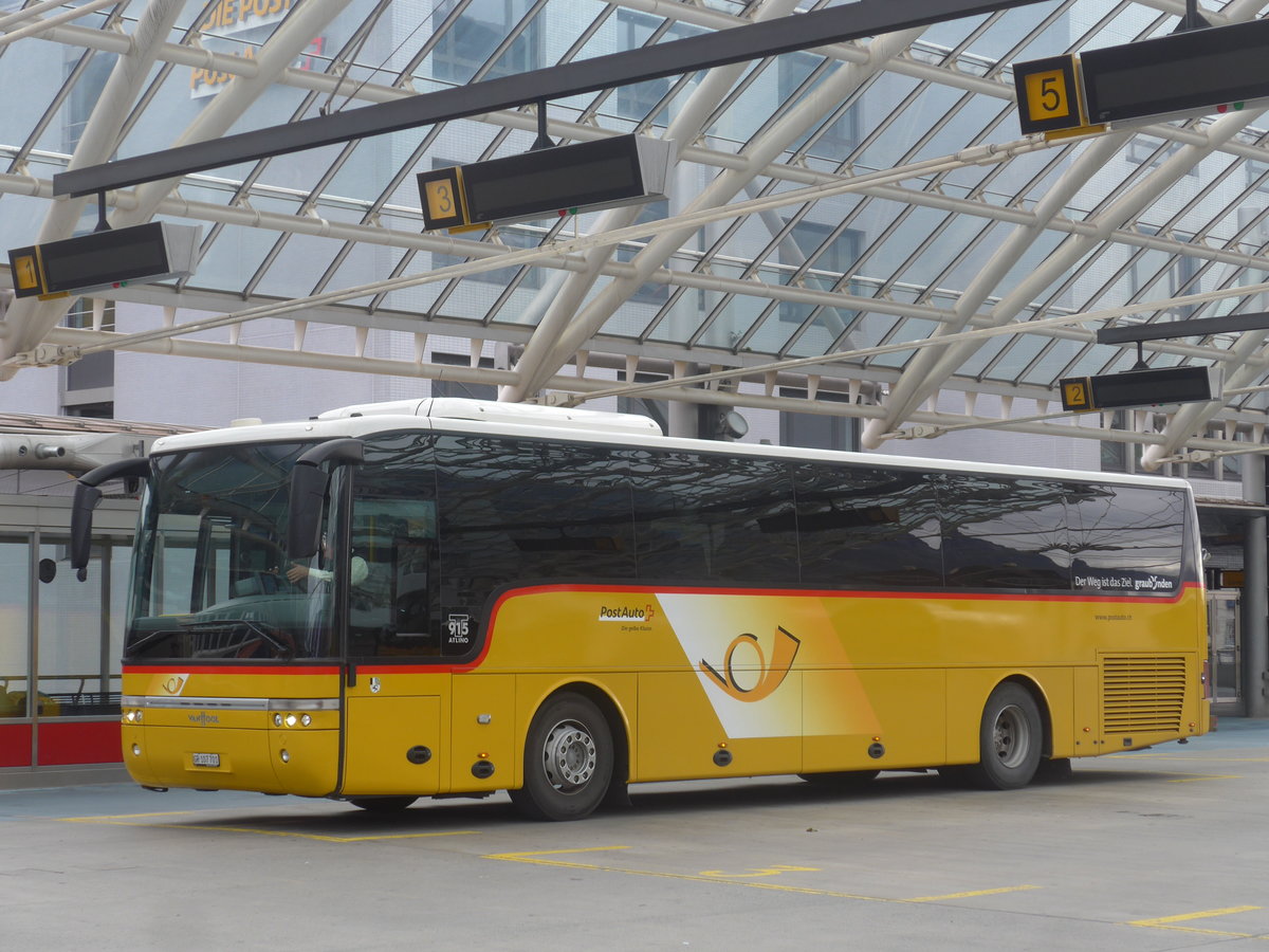 (210'059) - PostAuto Graubnden - GR 107'701 - Van Hool am 6. Oktober 2019 in Chur, Postautostation