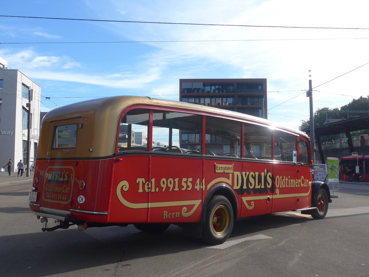 (210'101) - Dysli, Bern - Nr. 19/BE 65'700 - Saurer/Saurer (ex P 23'085; ex P 2137) am 12. Oktober 2019 in Bern, Westside