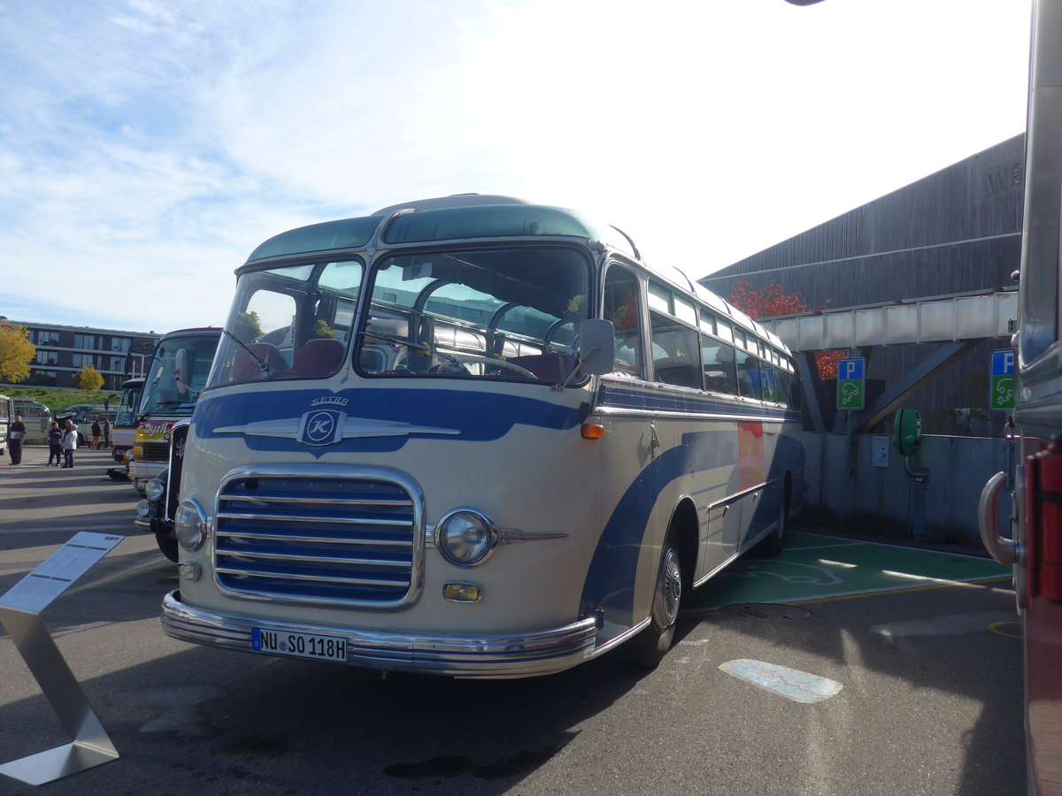 (210'135) - Aus Deutschland: Setra, Ulm - NU-SO 118H - Setra am 12. Oktober 2019 in Bern, Westside