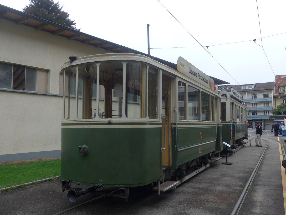 (210'417) - SVB-Tramanh�nger - Nr. 239 - am 20. Oktober 2019 in Bern, Weissenb�hl