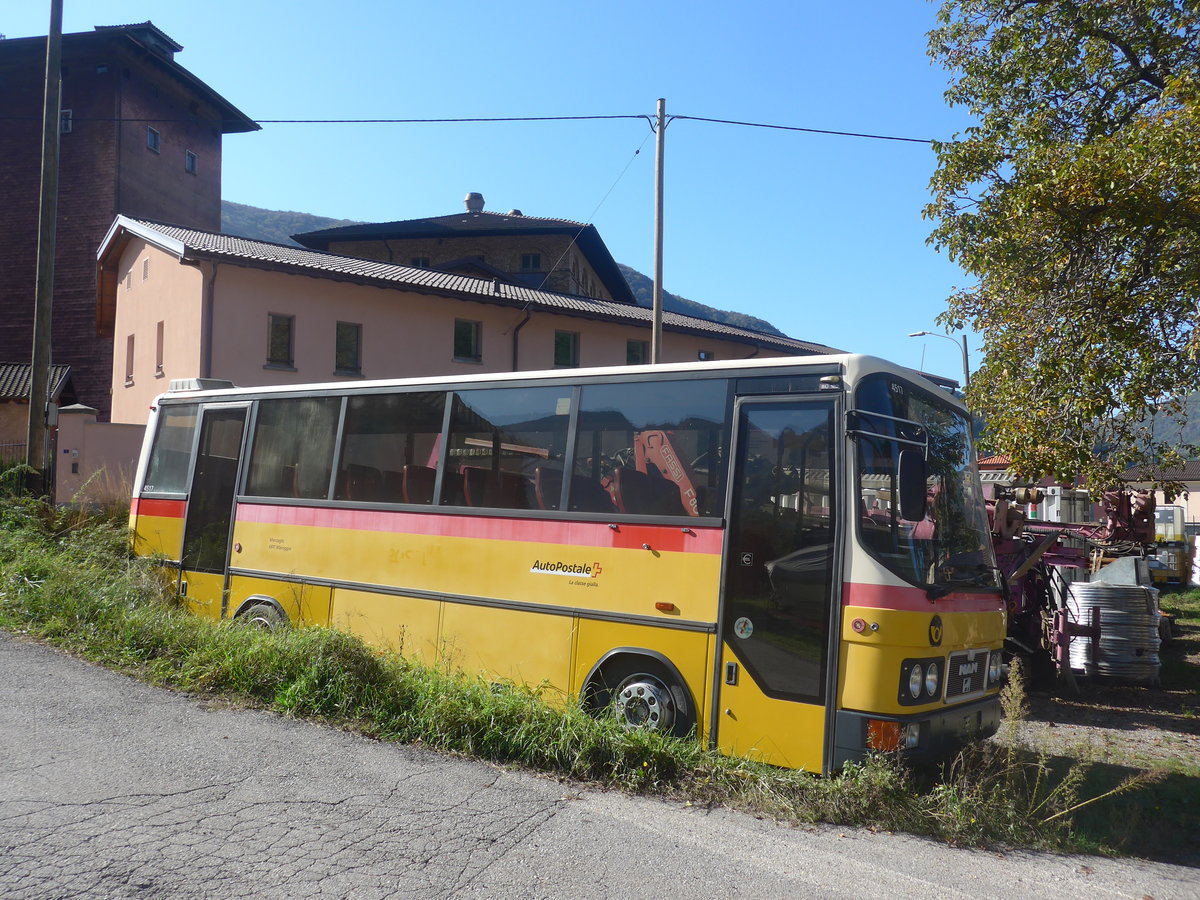 (210'550) - Merzaghi, Maroggia - (TI 7526) - MAN/Gppel am 26. Oktober 2019 in Maroggia, Garage