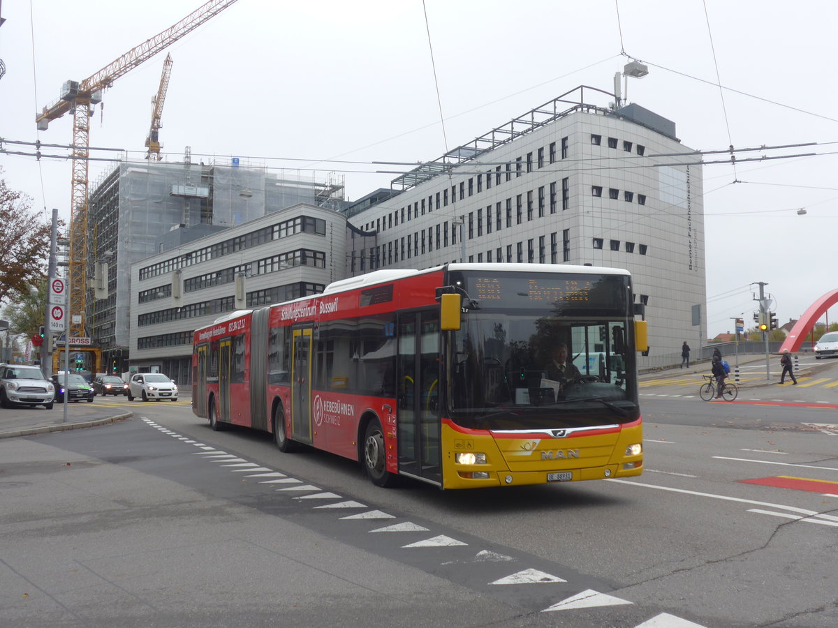 (210'717) - AVA Biel - Nr. 2/BE 88'931 - MAN am 29. Oktober 2019 in Bern, Inselplatz