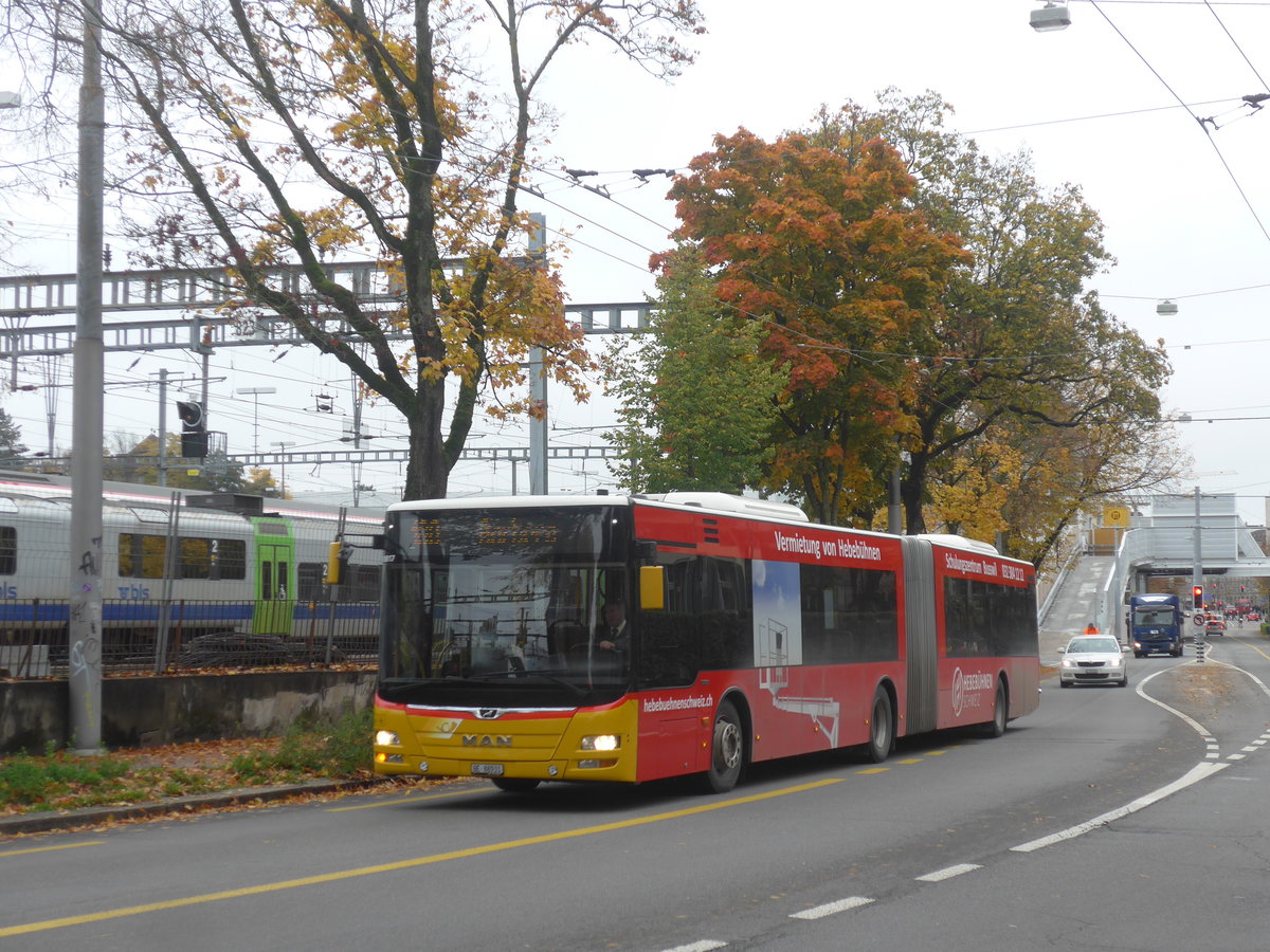 (210'720) - AVA Biel - Nr. 2/BE 88'931 - MAN am 29. Oktober 2019 in Bern, Laupenstrassse