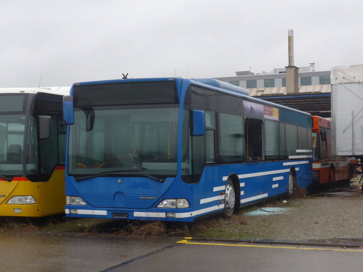 (210'761) - AFA Adelboden - Nr. 92 - Mercedes (ex Nr. 4) am 8. November 2019 in Frauenfeld, Langdorfstrasse