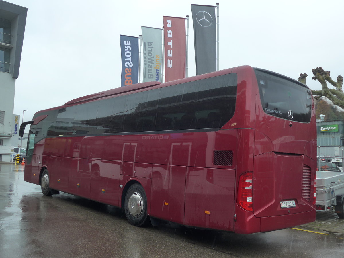 (210'796) - EvoBus, Kloten - ZH 722'974 - Mercedes am 8. November 2019 in Kloten, EvoBus