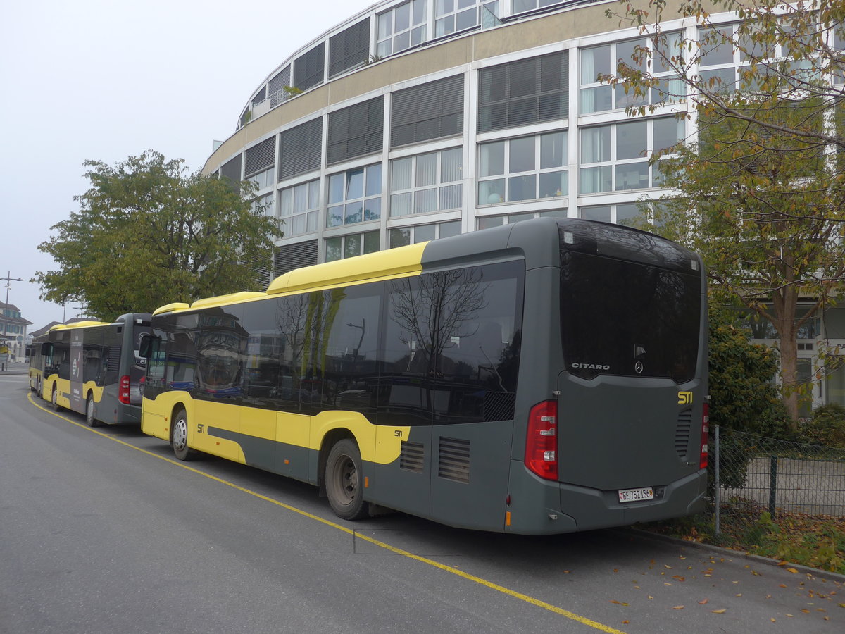 (210'968) - STI Thun - Nr. 156/BE 752'156 - Mercedes am 11. November 2019 bei der Schifflndte Thun