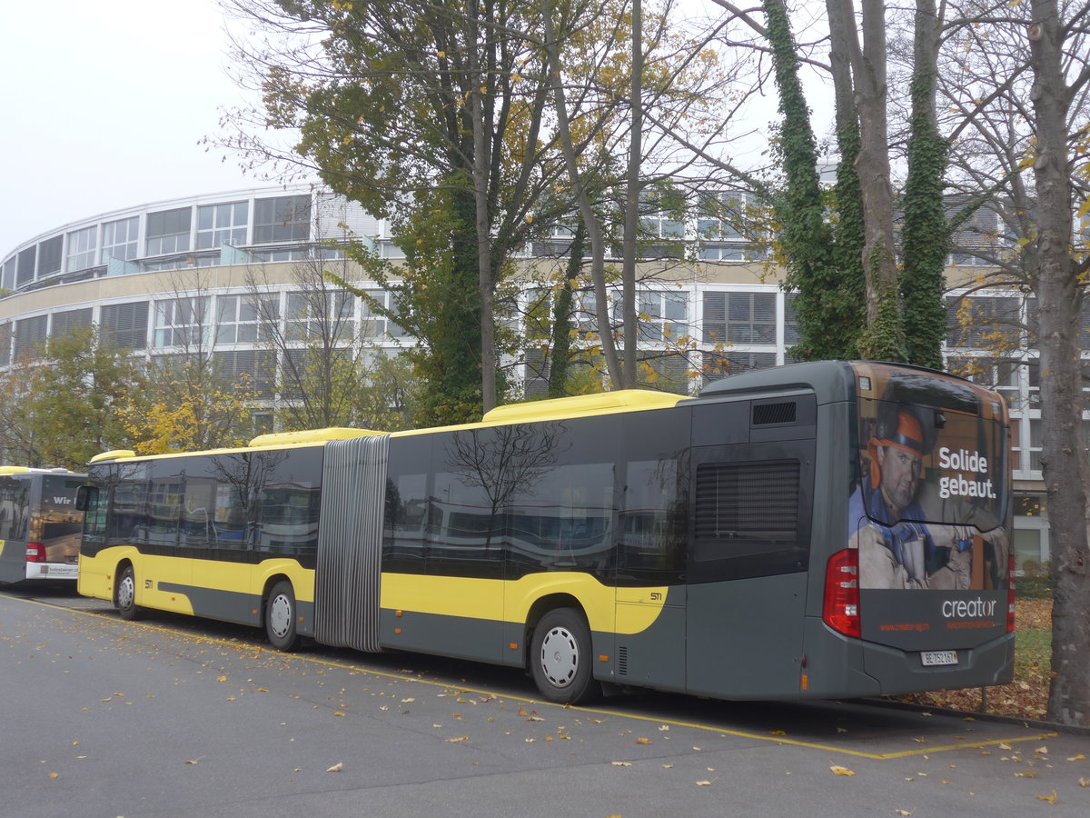 (210'971) - STI Thun - Nr. 167/BE 752'167 - Mercedes am 11. November 2019 bei der Schifflndte Thun