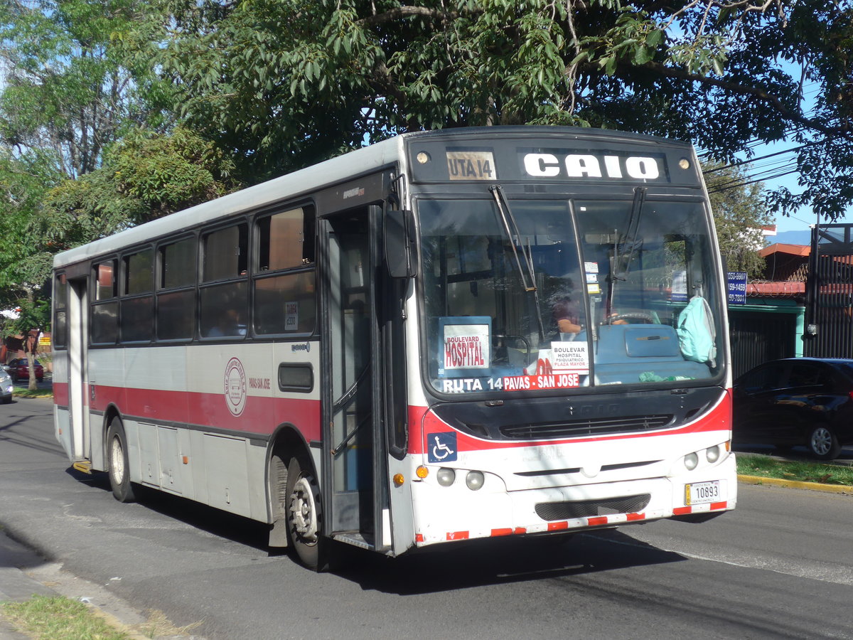 (211'069) - Pavas, San Jos - 10'893 - Caio-Mercedes am 13. November 2019 in San Jos