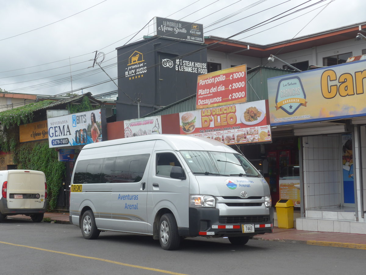 (211'816) - Aventuras Arenal, La Fortuna - Nr. 27/7443 - Toyota am 20. November 2019 in La Fortuna