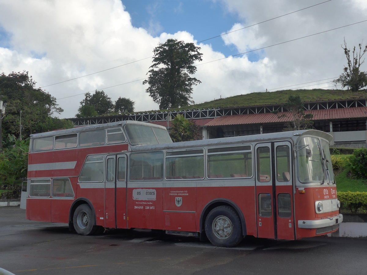 (212'451) - Ulrich, Nuevo Arenal - FBW/Vetter-R&J Anderthalbdecker (ex Wespe, CH-Altsttten; ex AFA Adelboden/CH Nr. 6) am 26. November 2019 in Nuevo Arenal, Los Hroes