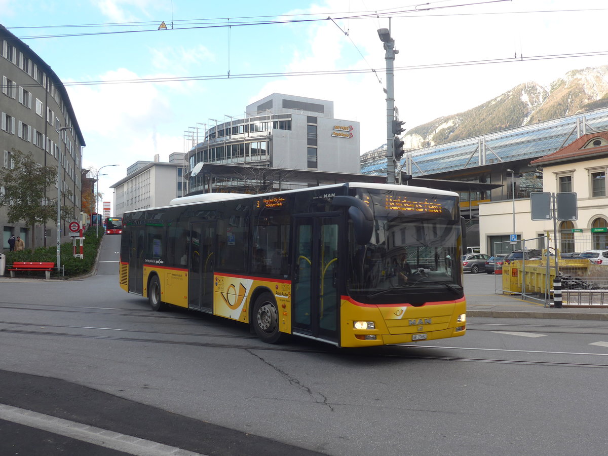 (212'572) - Dnser, Trimmis - GR 27'692 - MAN am 7. Dezember 2019 beim Bahnhof Chur