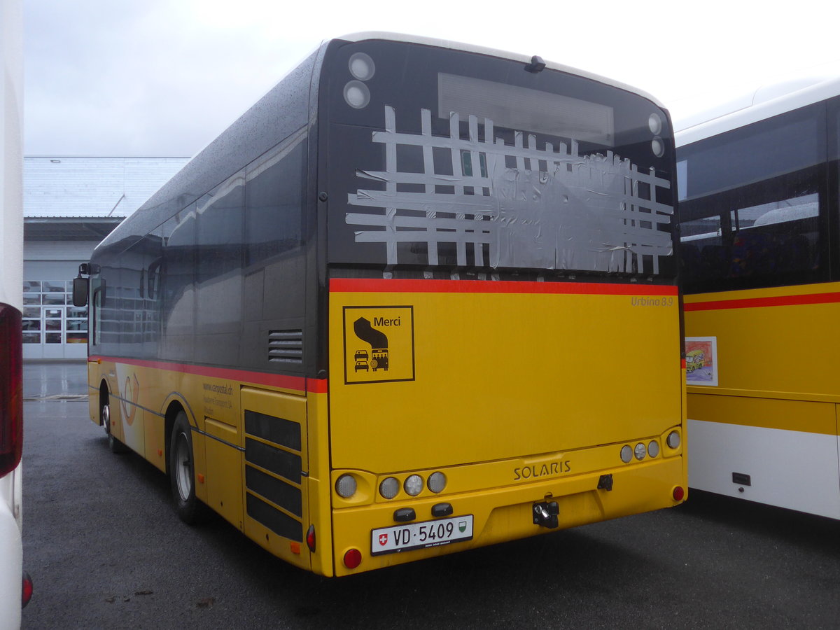 (213'048) - Faucherre, Moudon - VD 5409 - Solaris am 22. Dezember 2019 in Kerzers, Interbus