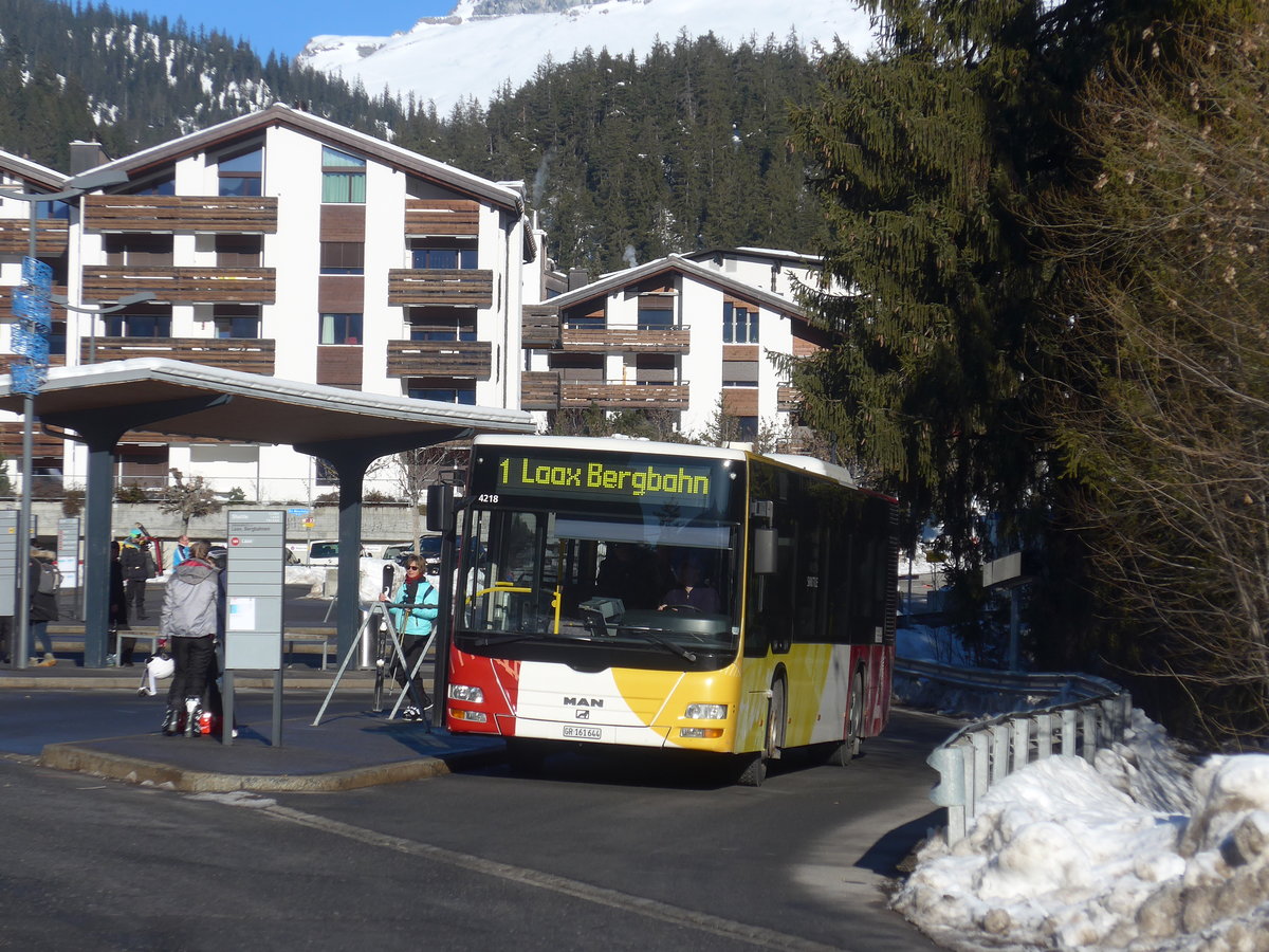 (213'247) - Stuppan, Flims - GR 161'644 - MAN/Gppel am 1. Januar 2020 in Laax, Bergbahnen