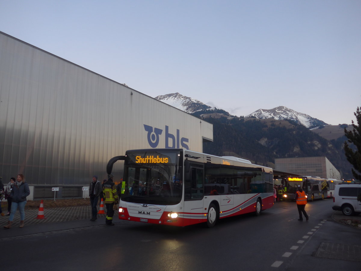 (213'459) - ASm Langenthal - Nr. 58/BE 571'458 - MAN am 11. Januar 2020 beim Bahnhof Frutigen