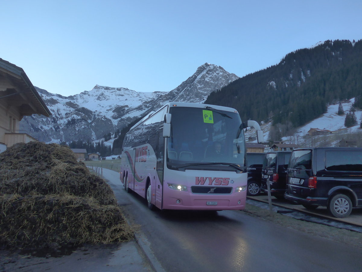 (213'485) - Wyss, Boningen - Nr. 42/SO 21'267 - Volvo am 11. Januar 2020 in Adelboden, Weltcup