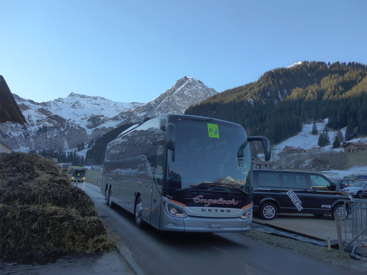 (213'539) - Engeloch, Riggisberg - BE 55'712 - Setra am 11. Januar 2020 in Adelboden, Weltcup