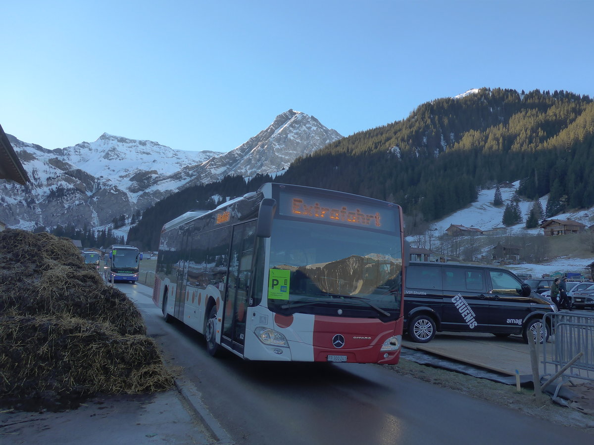 (213'542) - TPF Fribourg (Wieland 76) - Nr. 612/FR 300'241 - Mercedes am 11. Januar 2020 in Adelboden, Weltcup