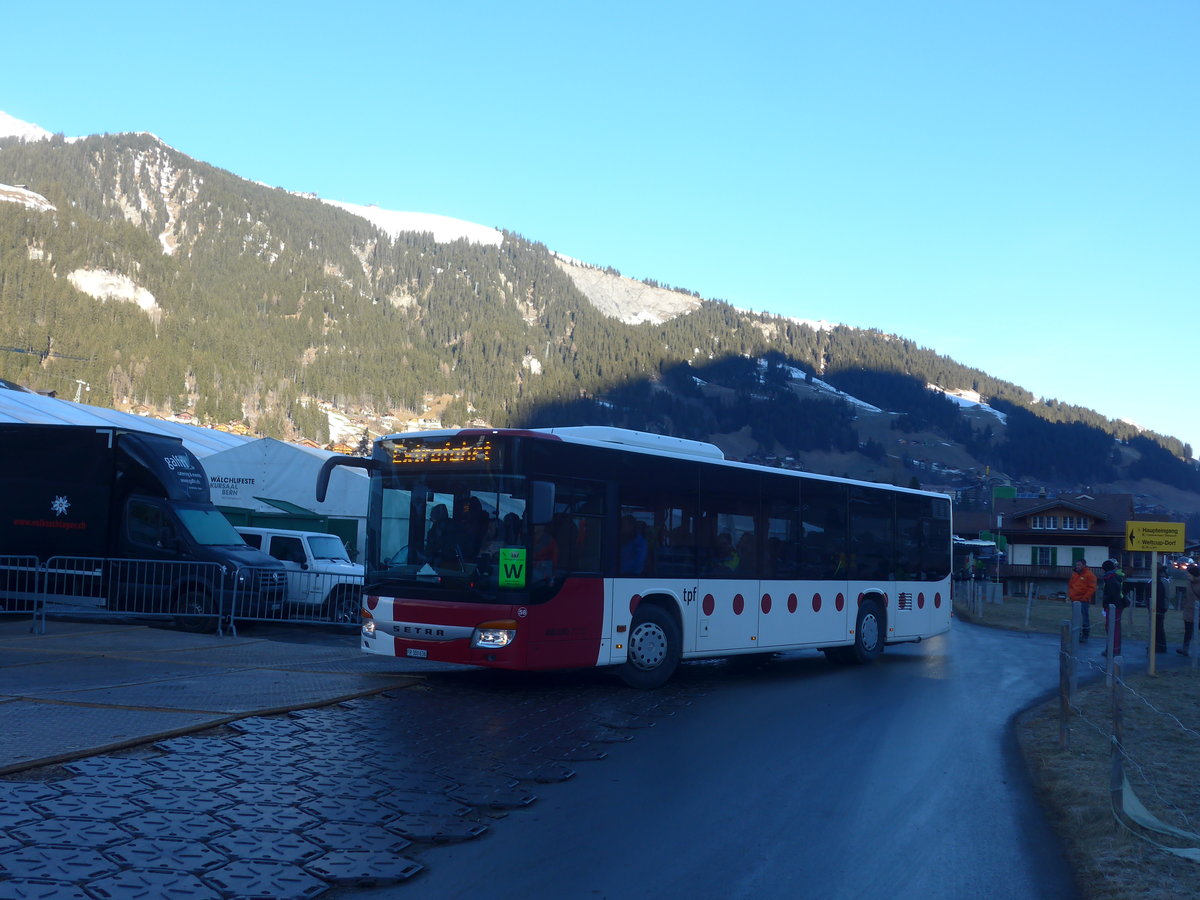 (213'561) - Wieland, Murten - Nr. 58/FR 300'636 - Setra am 11. Januar 2020 in Adelboden, Weltcup