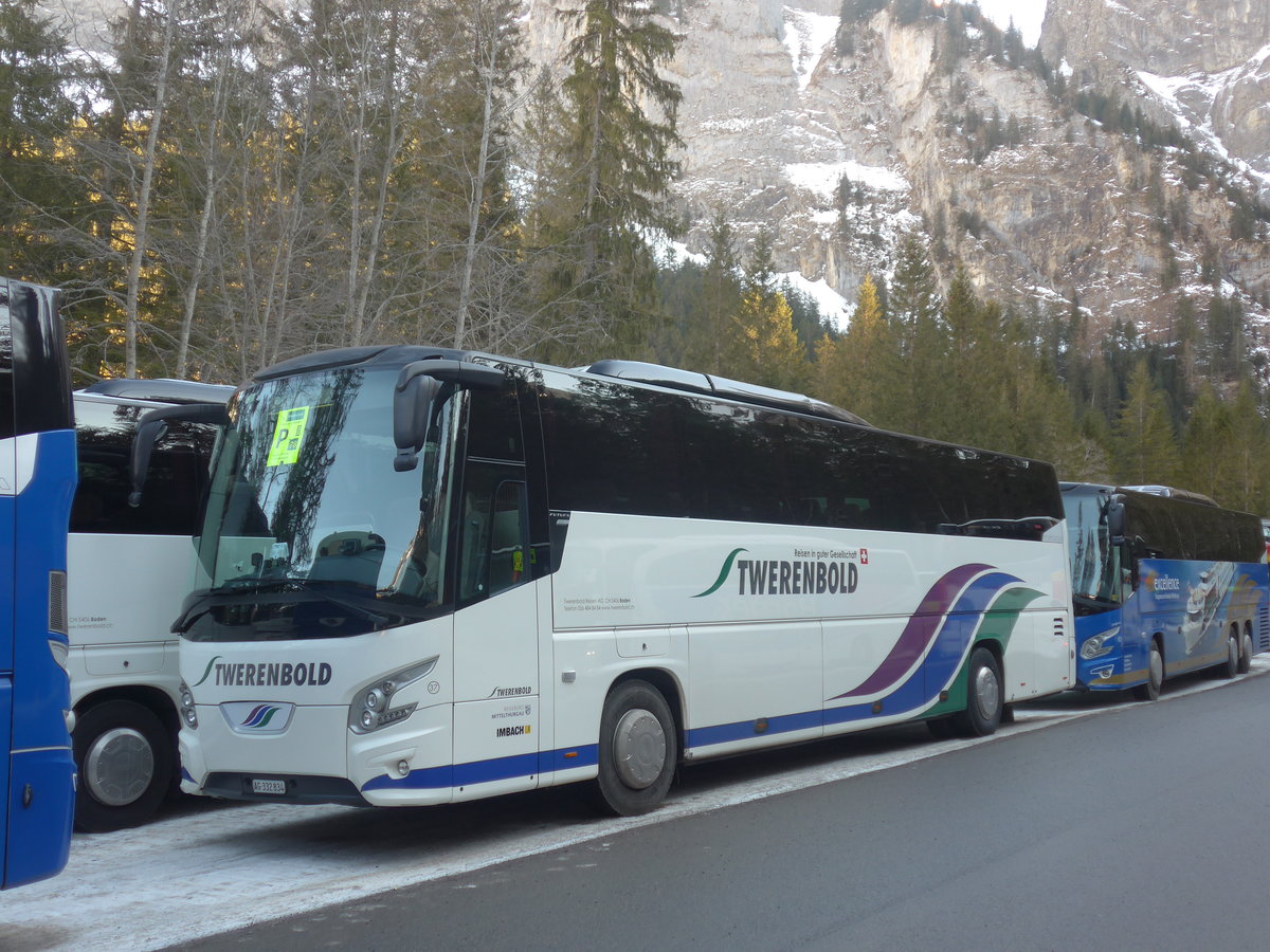 (213'637) - Twerenbold, Baden - Nr. 37/AG 332'834 - VDL am 11. Januar 2020 in Adelboden, Unter dem Birg