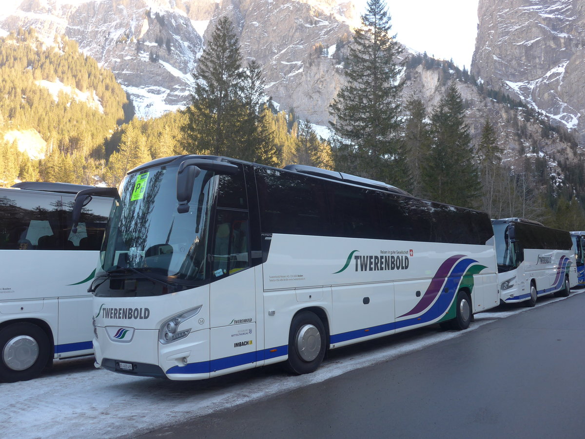 (213'642) - Twerenbold, Baden - Nr. 34/AG 468'466 - VDL am 11. Januar 2020 in Adelboden, Unter dem Birg