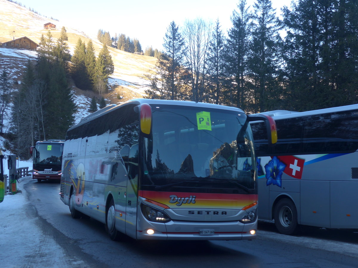 (213'645) - Dysli, Bern - Nr. 25/BE 147'160 - Setra am 11. Januar 2020 in Adelboden, Unter dem Birg