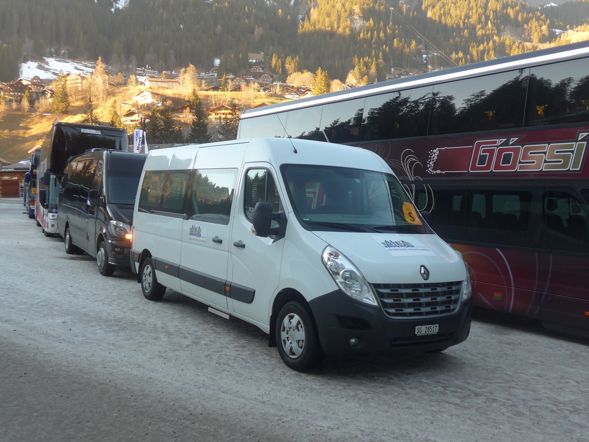 (213'715) - Schneider, Ermenswil - SG 28'517 - Renault am 11. Januar 2020 in Adelboden, ASB (Einsatz AWA)