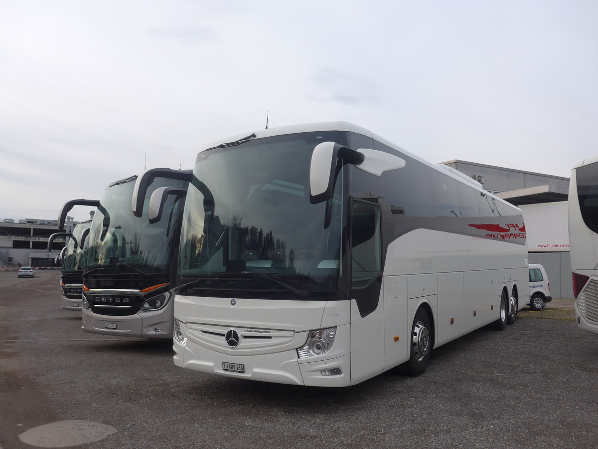 (214'175) - EvoBus, Kloten - ZH 489'164 - Mercedes am 9. Februar 2020 in Kloten, EvoBus