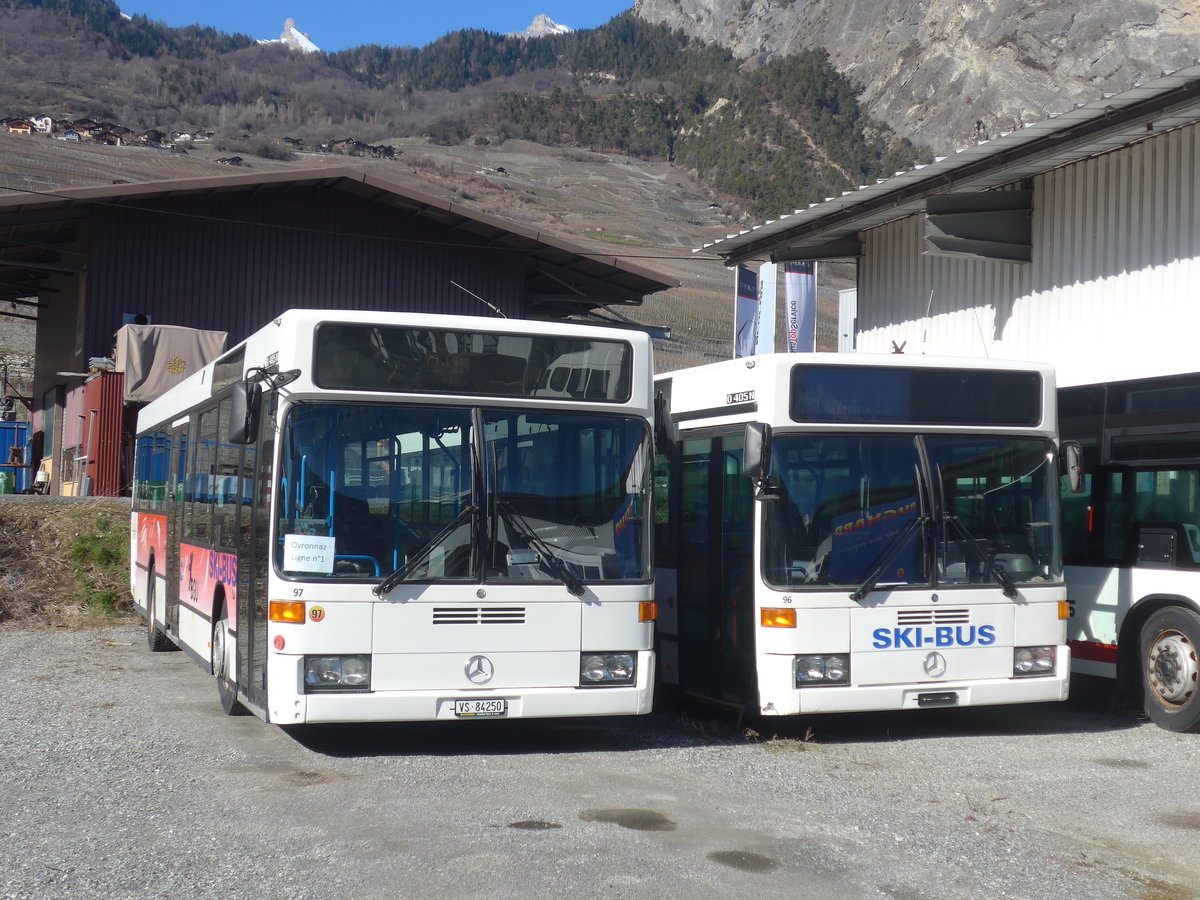 (214'795) - Buchard, Leytron - Nr. 97/VS 84'250 - Mercedes (ex BGU Grenchen Nr. 5) am 22. Februar 2020 in Leytron, Garage