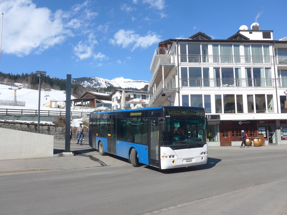 (214'978) - Stuppan, Flims - GR 52'280 - Neoplan (ex Demarmels, Salouf; ex Ming, Sils-Maria) am 1. Mrz 2020 in Flims, Bergbahnen