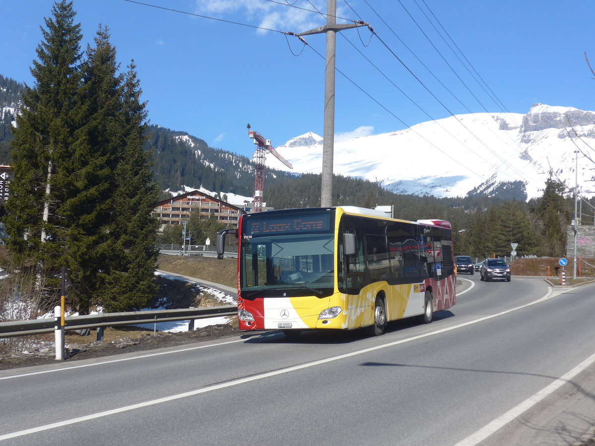 (214'988) - Stuppan, Flims - GR 87'021 - Mercedes am 1. Mrz 2020 in Laax, Rancho