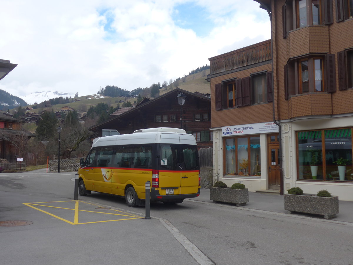 (215'120) - PostAuto Ostschweiz - SG 267'066 - Mercedes am 14. Mrz 2020 beim Bahnhof Rougemont