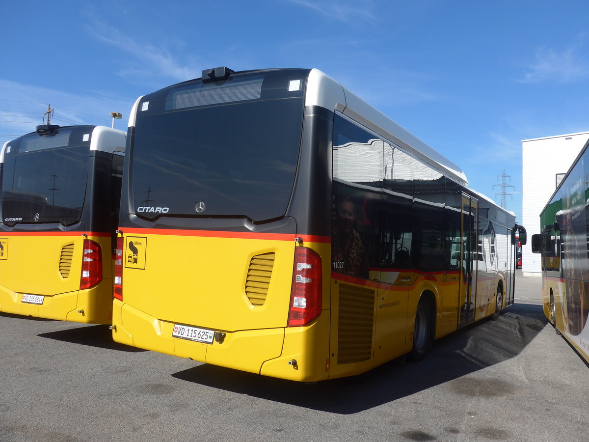 (215'252) - CarPostal Ouest - VD 115'625 - Mercedes am 15. Mrz 2020 in Kerzers, Interbus