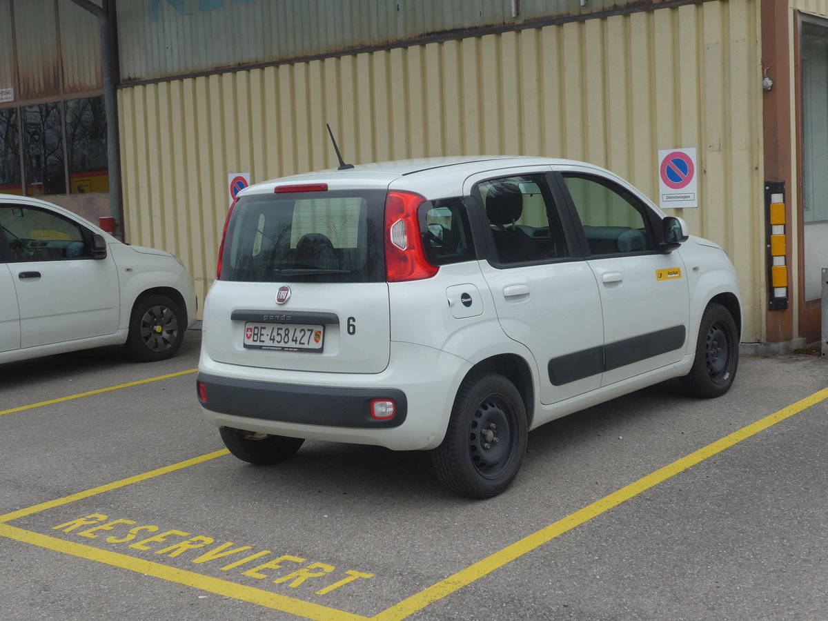 (215'386) - PostAuto - Nr. 6/BE 458'427 - Fiat am 22. M�rz 2020 in Laupen, Garage