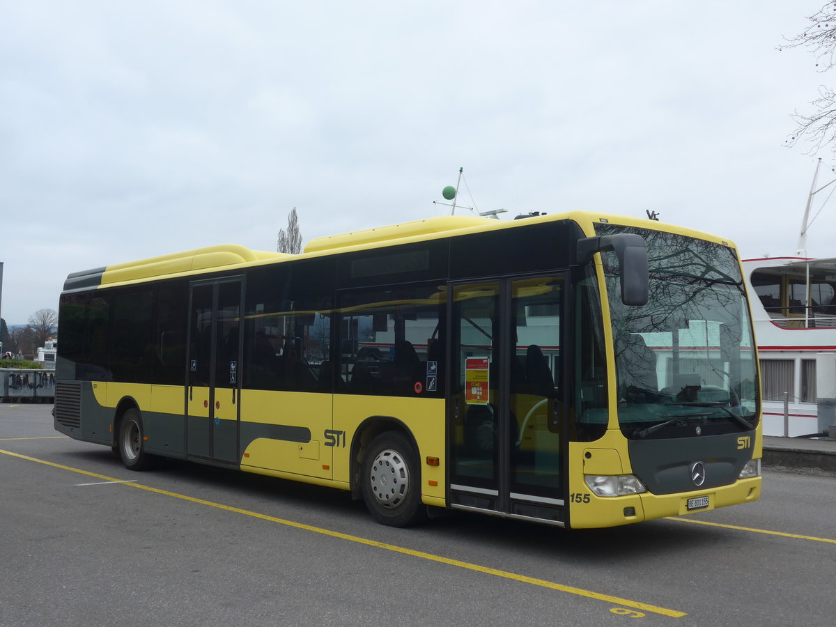 (215'459) - STI Thun - Nr. 155/BE 801'155 - Mercedes am 22. Mrz 2020 bei der Schifflndte Thun