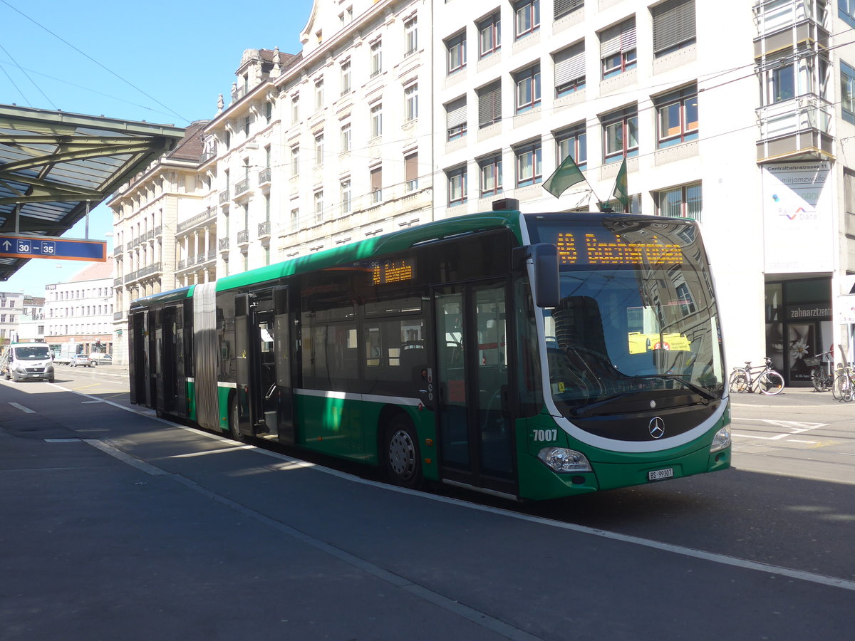 (215'748) - BVB Basel - Nr. 7007/BS 99'307 - Mercedes am 31. Mrz 2020 beim Bahnhof Basel