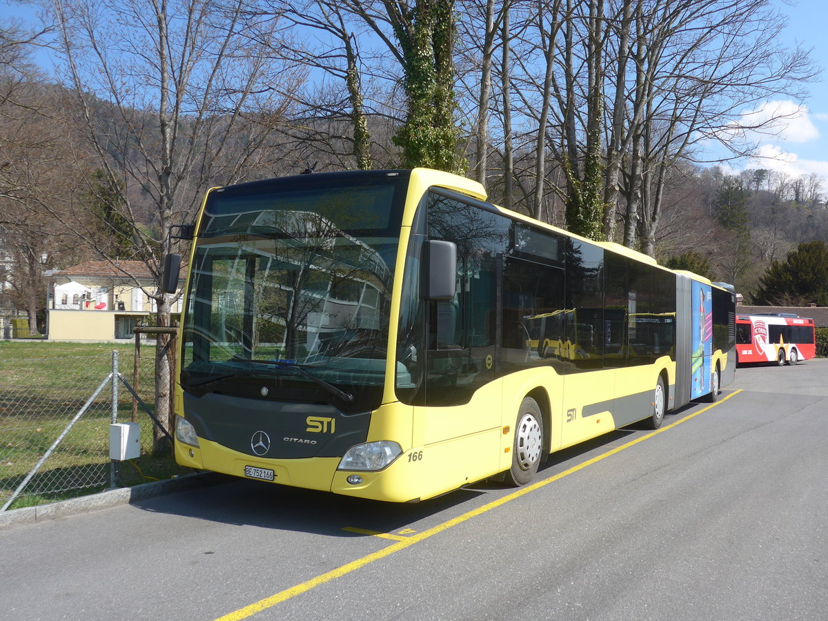 (215'792) - STI Thun - Nr. 166/BE 752'166 - Mercedes am 2. April 2020 bei der Schifflndte Thun