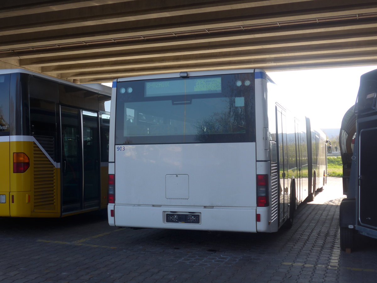 (215'830) - VMCV Clarens - Nr. 903 - MAN (ex transN, La Chaux-de-Fonds Nr. 242; ex TN Neuchtel Nr. 242) am 4. April 2020 in Kerzers, Murtenstrasse