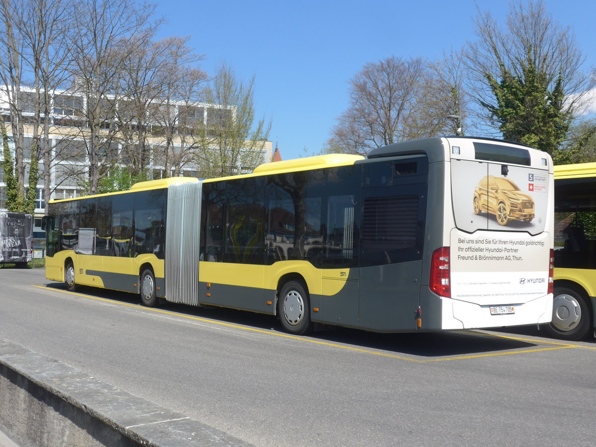 (215'997) - STI Thun - Nr. 705/BE 754'705 - Mercedes am 11. Mrz 2020 bei der Schifflndte Thun