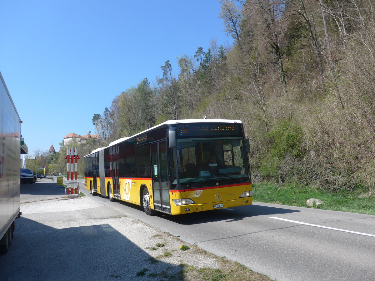 (216'002) - Steiner, Ortschwaben - Nr. 5/BE 175'180 - Mercedes am 11. April 2020 in Laupen, Postgarage