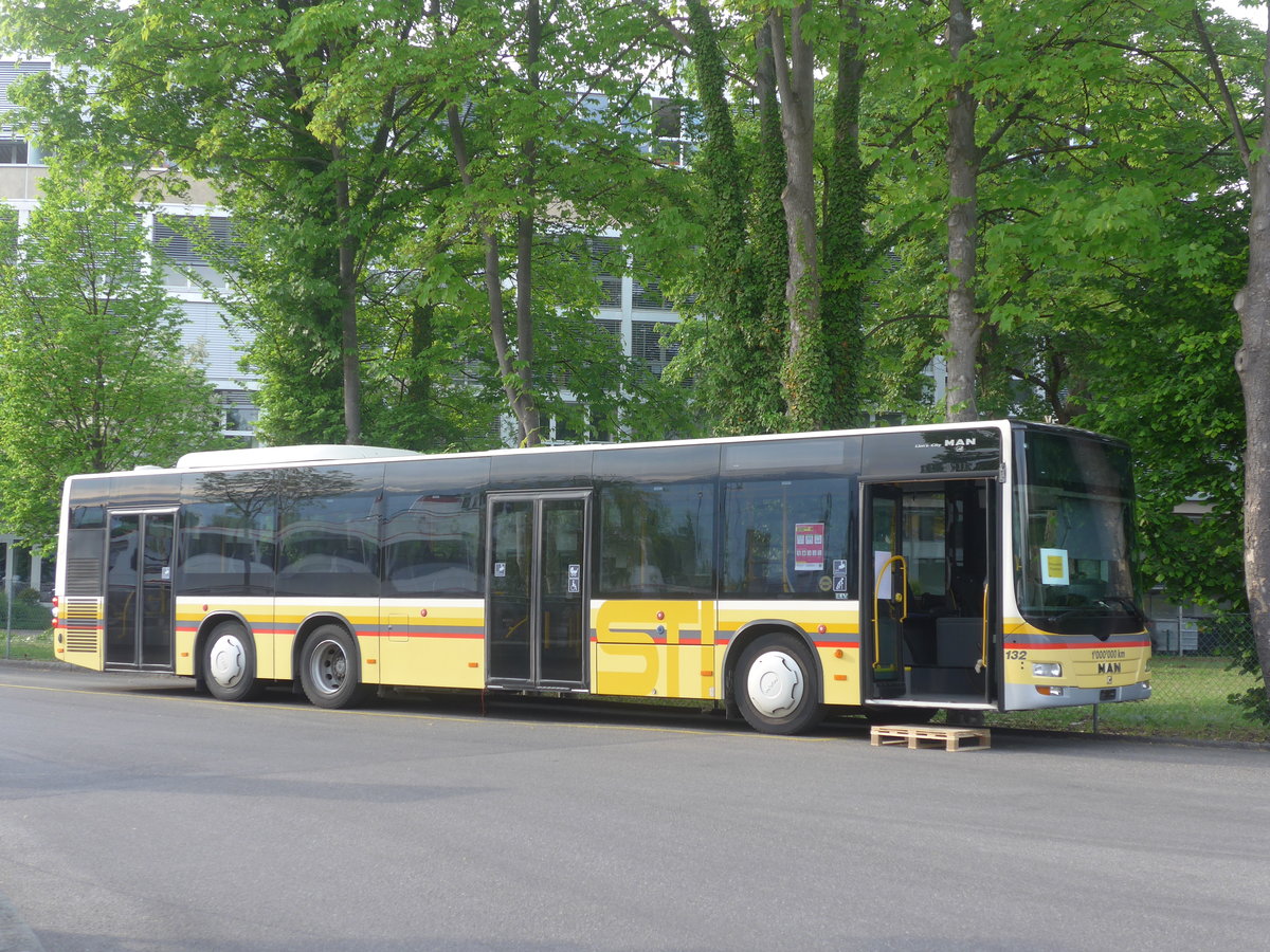 (216'790) - STI Thun - Nr. 132 - MAN am 8. Mai 2020 bei der Schifflndte Thun