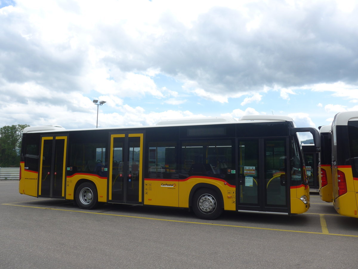 (216'954) - CarPostal Ouest - JU 52'448 - Mercedes am 10. Mai 2020 in Develier, Parkplatz