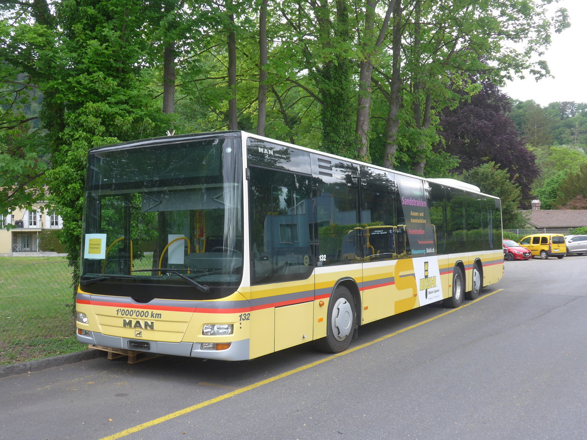 (217'025) - STI Thun - Nr. 132 - MAN am 11. Mai 2020 bei der Schifflndte Thun