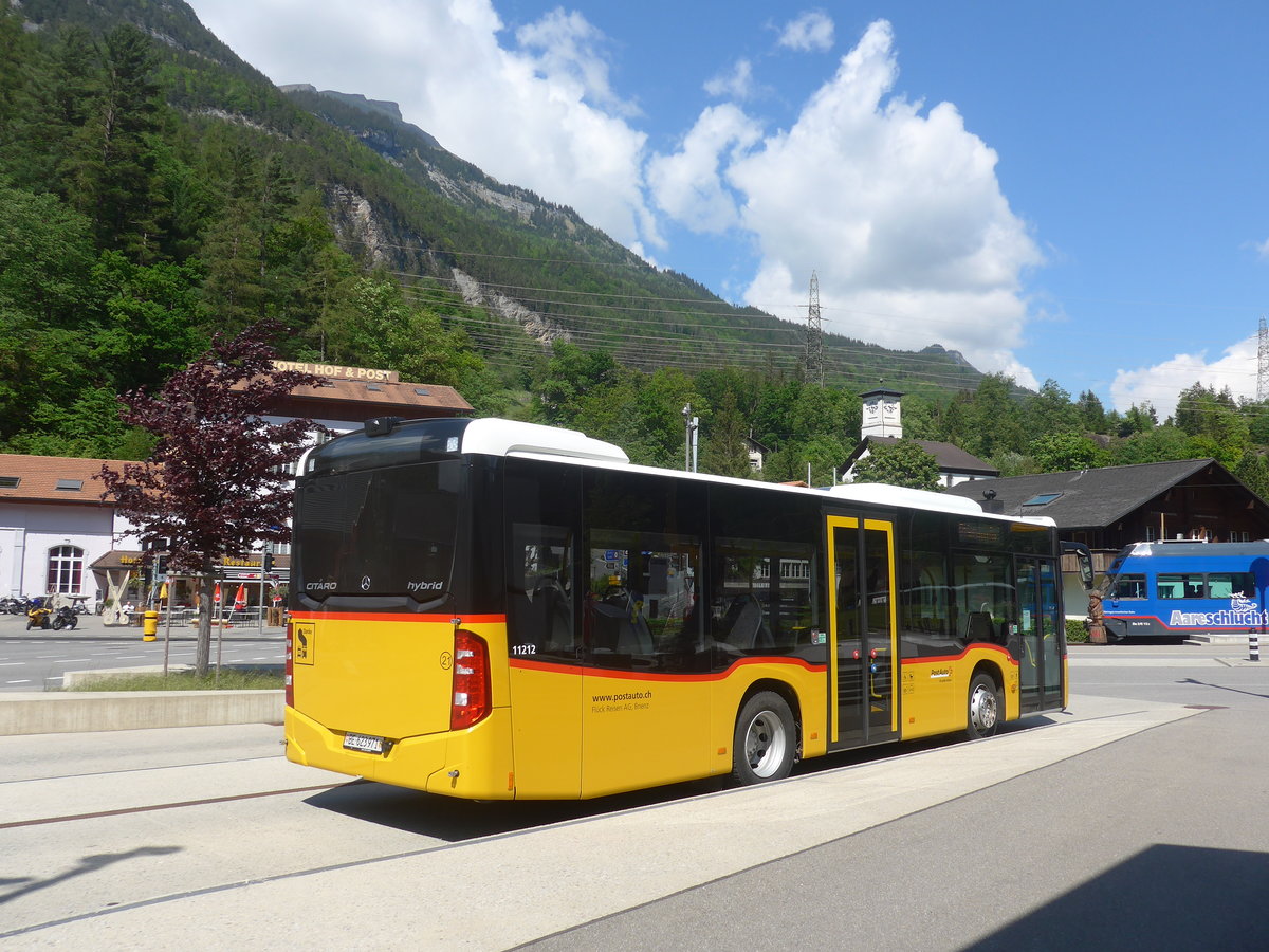 (217'074) - Flck, Brienz - Nr. 21/BE 623'971 - Mercedes am 17. Mai 2020 in Innertkirchen, Grimseltor