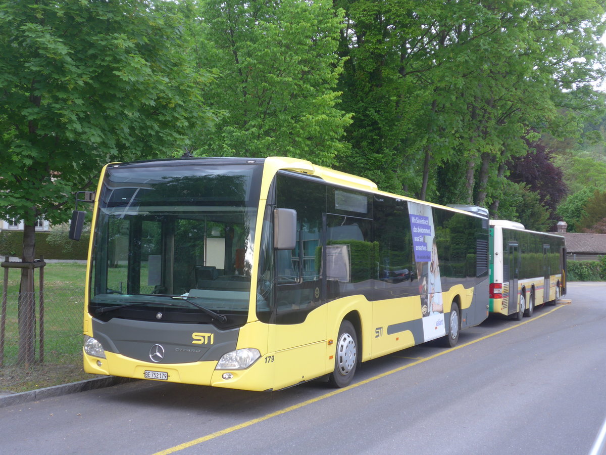 (217'106) - STI Thun - Nr. 179/BE 752'179 - Mercedes am 10. Mai 2020 bei der Schifflndte Thun